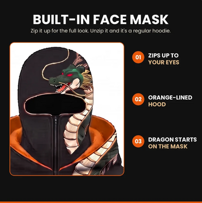 [PRE-ORDER] DBZ Zip Hoodie Mask