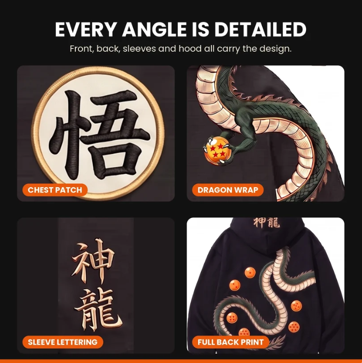 [PRE-ORDER] DBZ Zip Hoodie Mask
